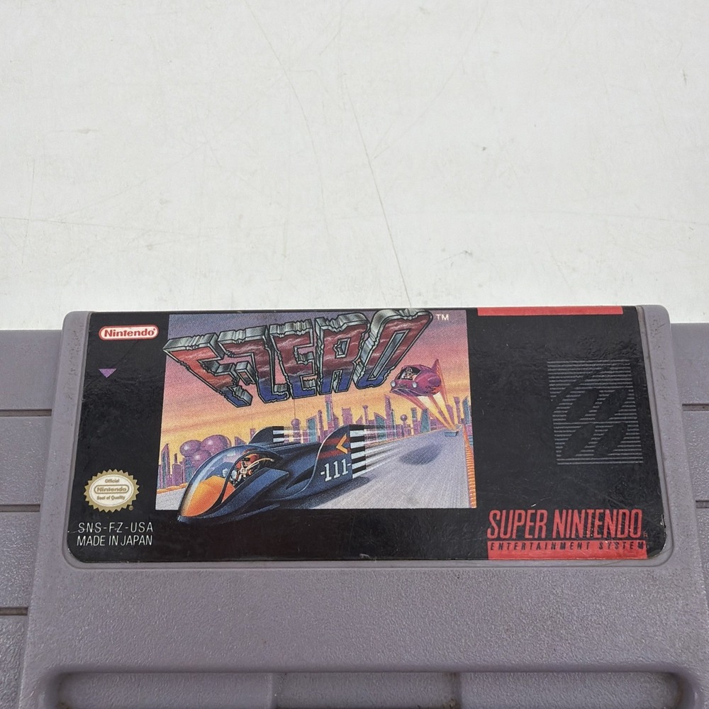 F-Zero SNES Super Nintendo Authentic Tested Working OEM Original Cartridge - Picture 2 of 4